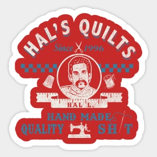 Hal's Quilts Happy Gilmore Worn Dks Sticker